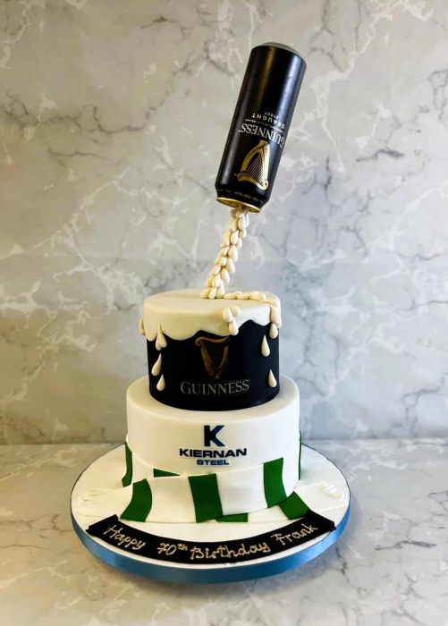 corporate cake  Guinness and sports fans
