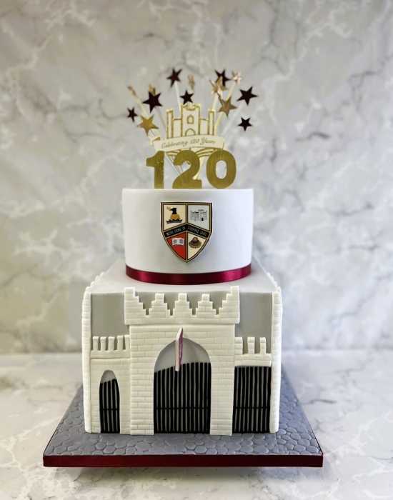 anniversary-cake-for-castle-park-school-Dalkey