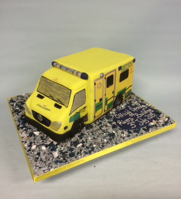 corporate-ambulance-cake-