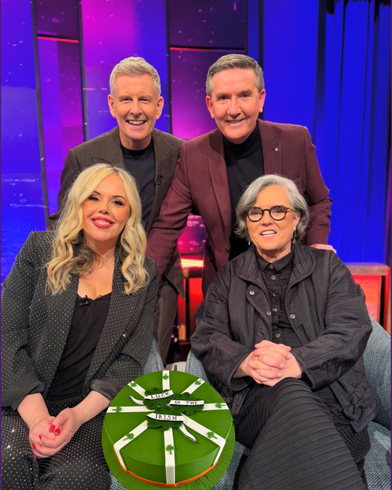 Late Late show Guests birthday Cake
