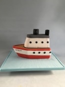 Emoji  boat corporate cake