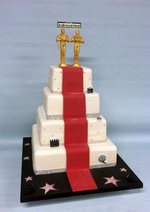 Oscars wedding cake