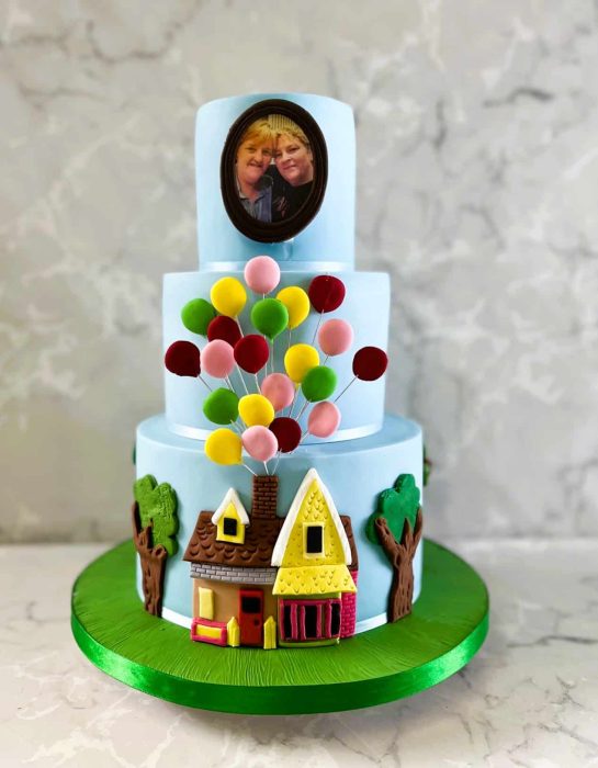 Disney inspired UP Wedding cake