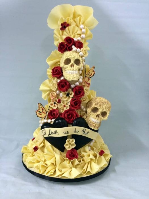 Till Death us do part Wedding cake
