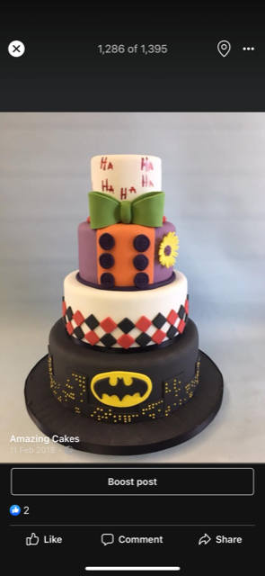 Villans-superhero-wedding-cake-joker-harliquin