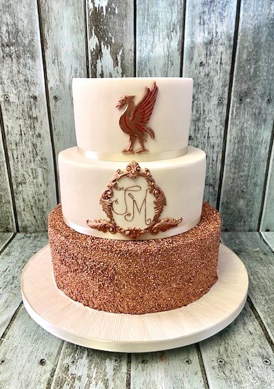 Liverpool wedding cake