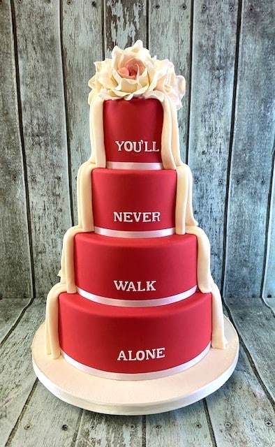 Liverpool wedding cake