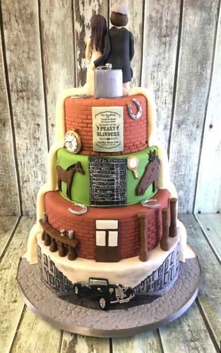 Peaky Blinders Wedding cake
