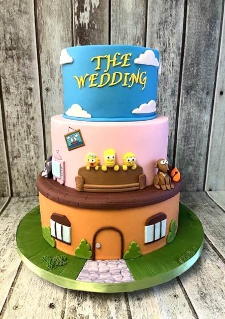 simpsons-wedding-cake-