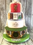 Split-wedding-cake-football-the-hobbit-activity-harry-potter-wedding-cake-