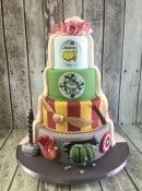 harry-potter-golf-and-super-hero-wedding-cake