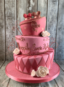 pink-Disney-topsy-turvy-wedding-cake-