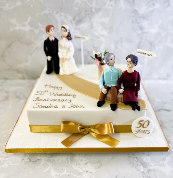 50th-wedding-anniversary-cake