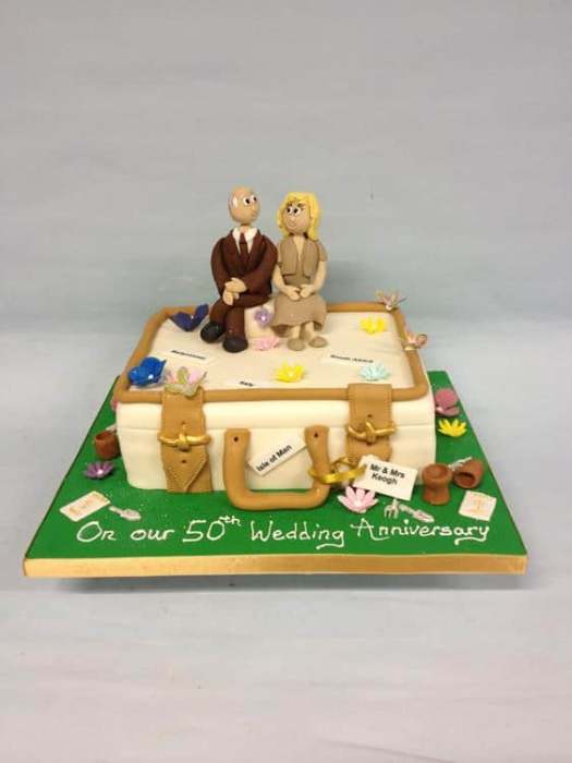 50th wedding anniversary cake