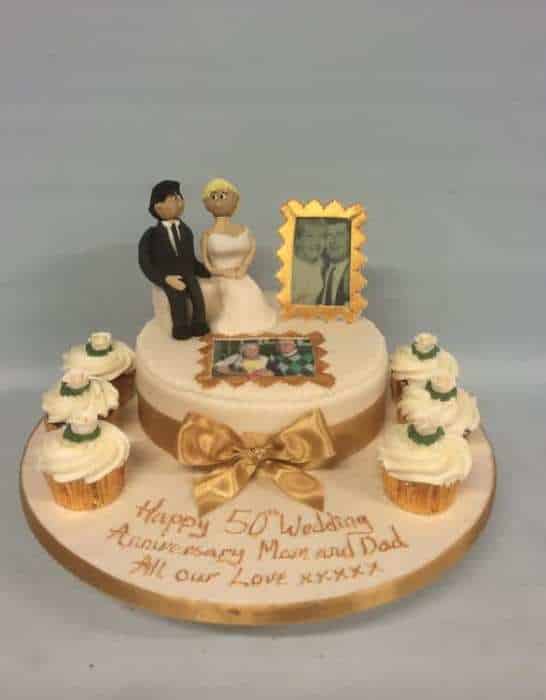 50th wedding anniversary cake