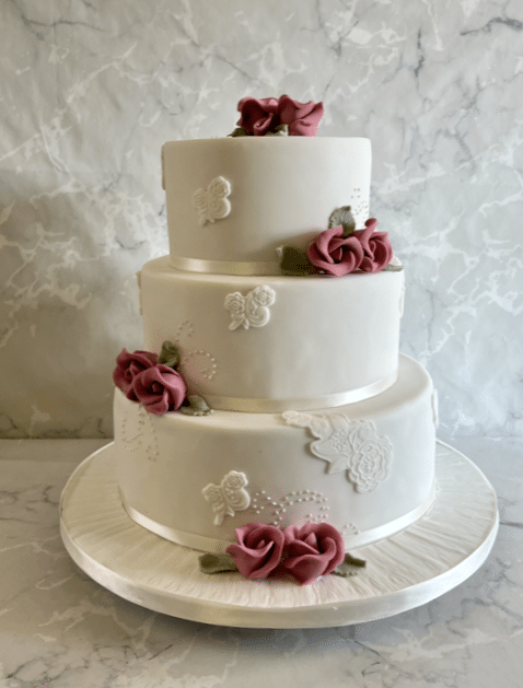 Timeless Wedding cake, Hotel all inclusive package cake Ireland