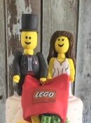 lego sugar wedding cake toppers