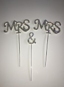 wedding cake topper Mrs and Mrs
