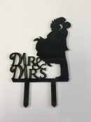 a6 (Copy) wedding cake topper Mr and Mrs