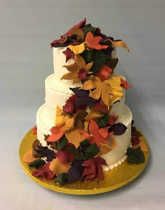 Autum wedding cake, 2