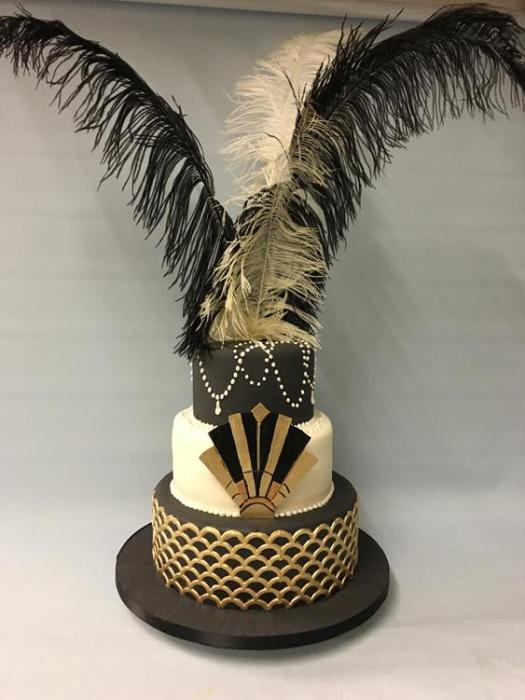 Gatsby wedding cake