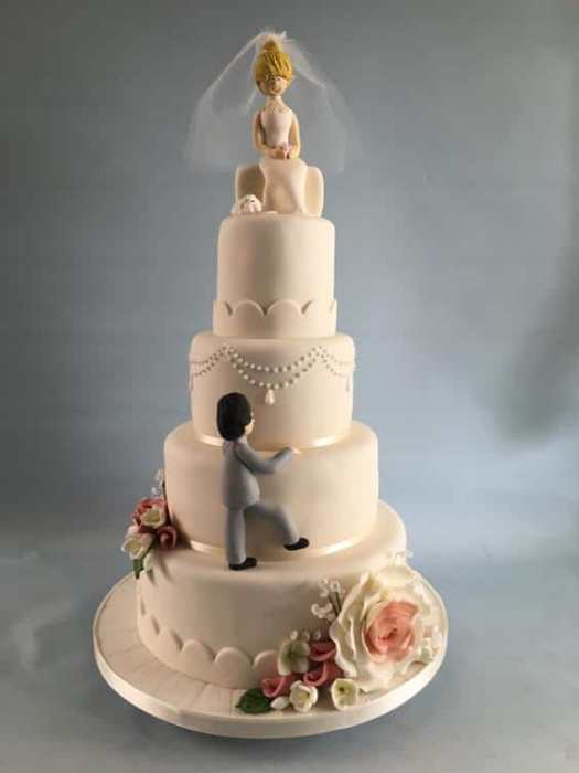 Vintage wedding cake
