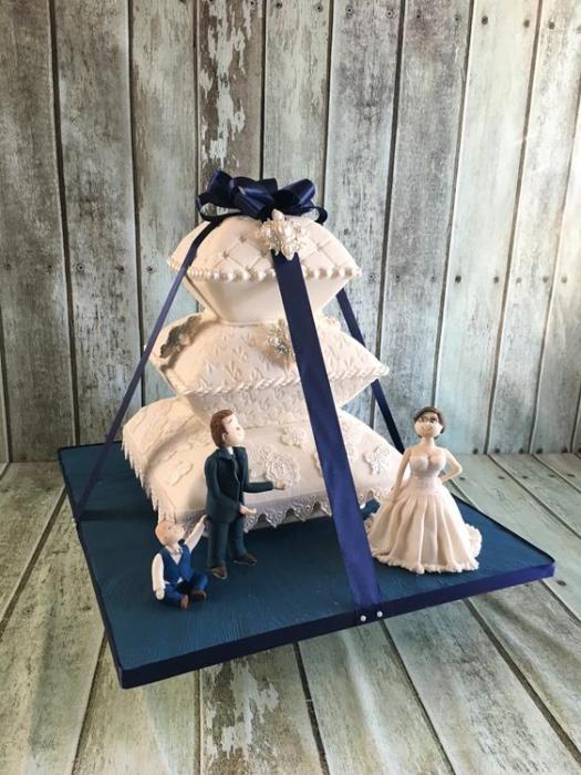 Cushions Wedding Cake