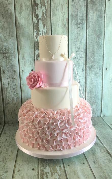 silver sequin ruffles and diamond applique royal icing vintage beautiful ornate specular hand crafted hand painted original design  wedding cake Dublin Ireland bray chocolate red velvet lemon drizzle