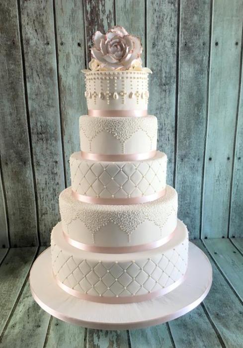 silver sequin ruffles and diamond applique royal icing vintage beautiful ornate specular hand crafted hand painted original design  wedding cake Dublin Ireland bray chocolate red velvet lemon drizzle