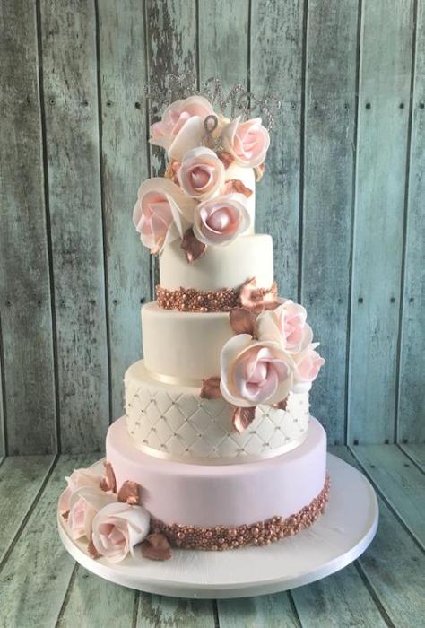 silver sequin ruffles and diamond applique royal icing vintage beautiful ornate specular hand crafted hand painted original design  wedding cake Dublin Ireland bray chocolate red velvet lemon drizzle