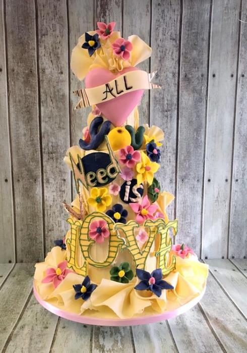 all you ned is love wedding cake dublin ireland chocola