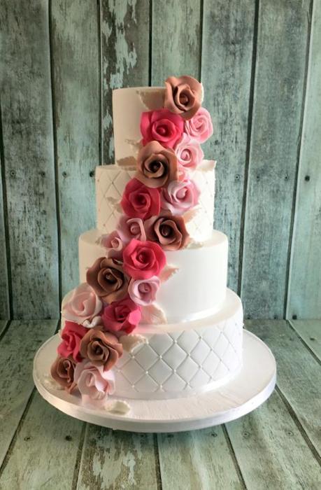 silver sequin ruffles and diamond applique royal icing vintage beautiful ornate specular hand crafted hand painted original design  wedding cake Dublin Ireland bray chocolate red velvet lemon drizzle