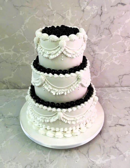 Lambeth Wedding Cake with Maraschino Cherries