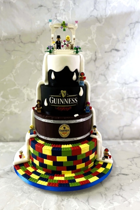 GUINNESS wedding cake