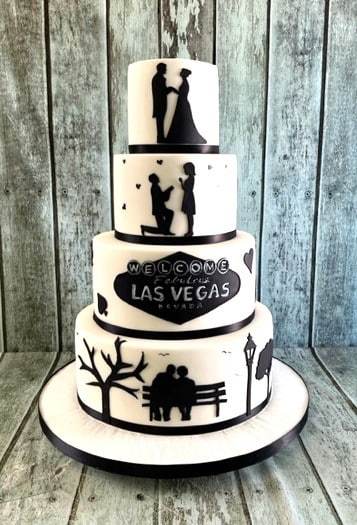 storybook-cut-outs-wedding-cake-black and white