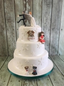 Wedding cake Dublin Ireland  , novelty sports fashion  princess  vintage cake Dublin Ireland