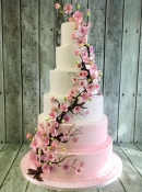 cherry blossom wedding cake sugar flowers dublin ireland