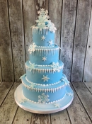 frozen wedding cake