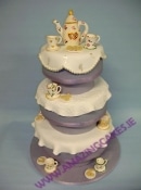 Tea Party wedding cake