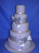 lg_Crystal 5 tier wedding cake