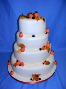 pumpkin wedding cake