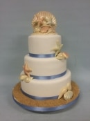 wedding cake seaside theme