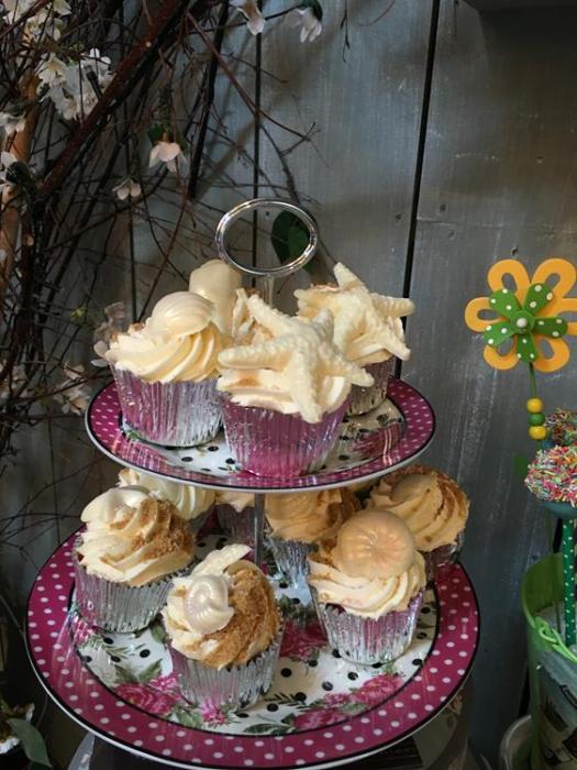 seasell wedding cup cakes