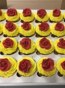 Beauty and the Beast wedding cup cakes